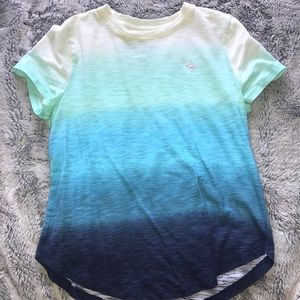 barley used abercrombie Blue hombre T-shirt